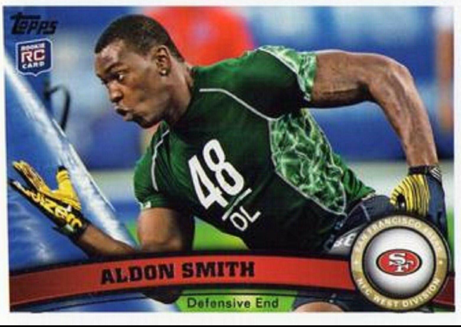 Aldon Smith #178 Football Cards 2011 Topps