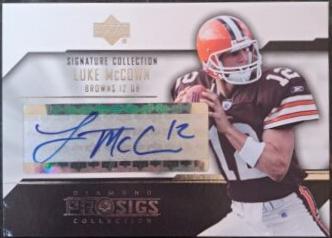 Luke McCown #SC-LM 2004 Upper Deck Diamond Pro Sigs Signature Collection Football