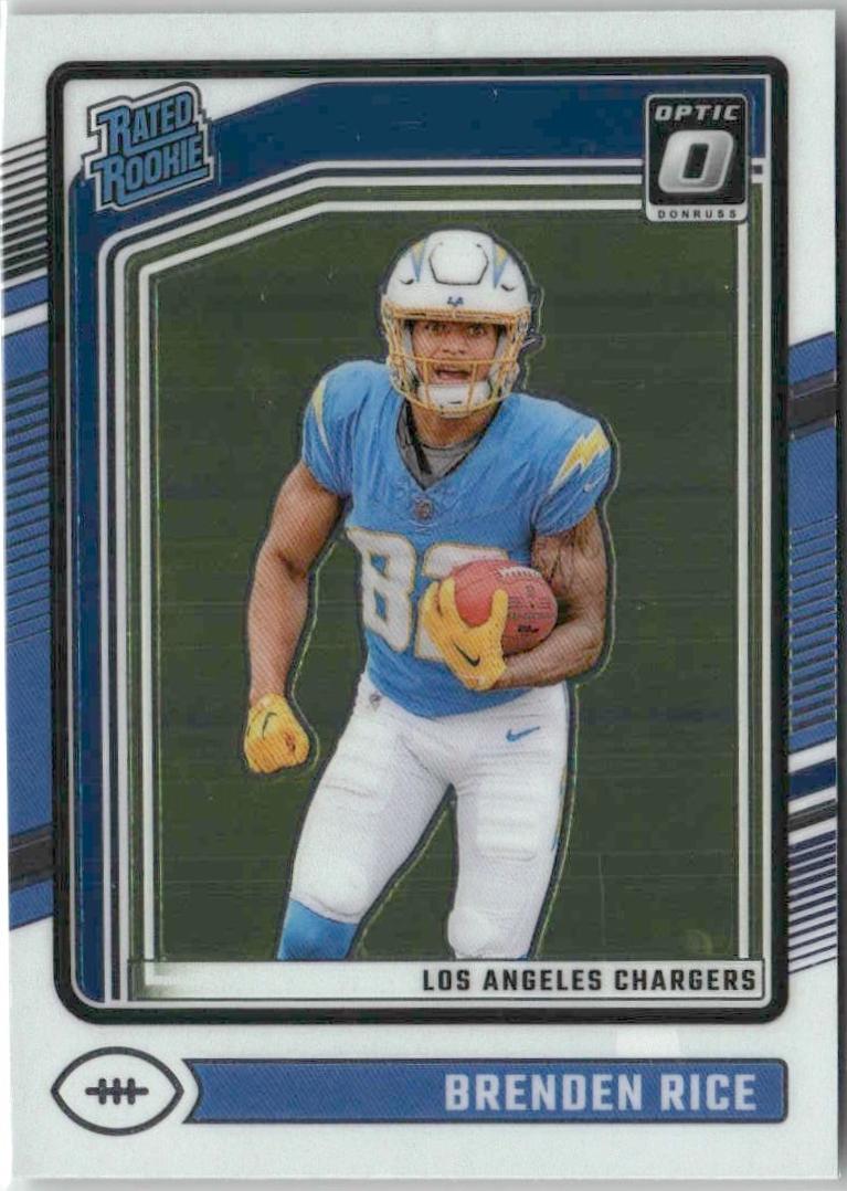 Brenden Rice #213 Football Cards 2024 Panini Donruss Optic