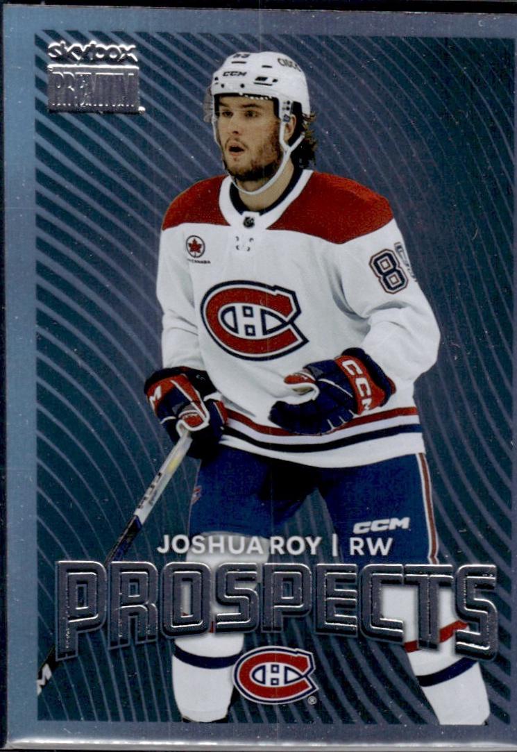 Joshua Roy #PP-1 Hockey Cards 2024 SkyBox Metal Universe Premium Prospects Autograph