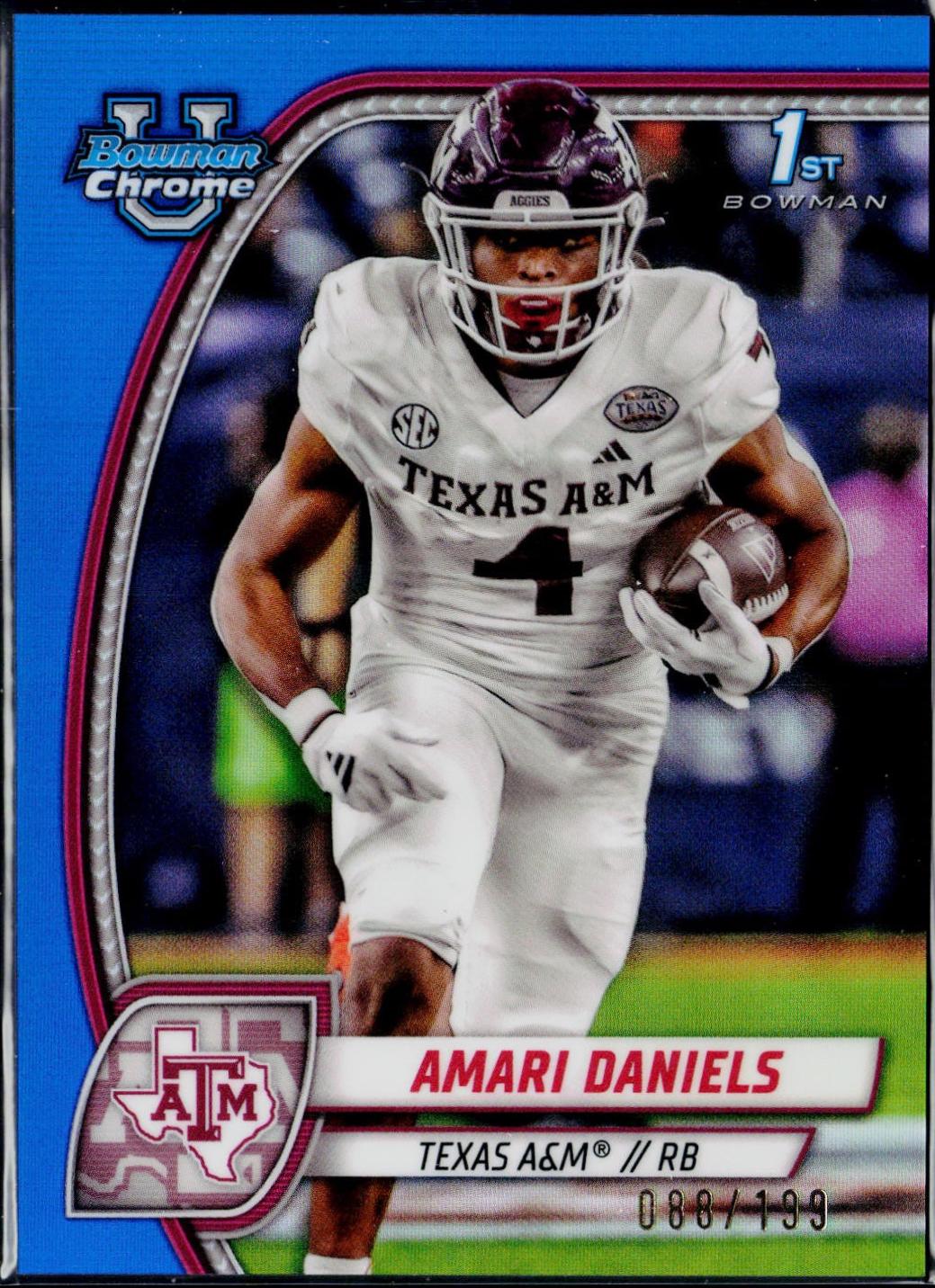 Amari Daniels [Blue Refractor] #11
