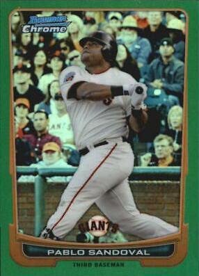 Pablo Sandoval #14 Baseball Cards 2012 Bowman Chrome