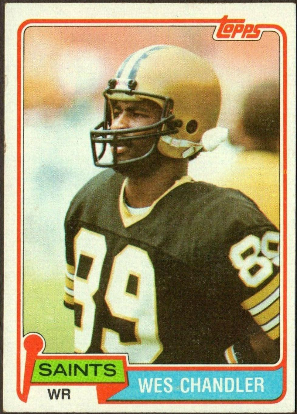 Wes Chandler #428 Football Cards 1981 Topps