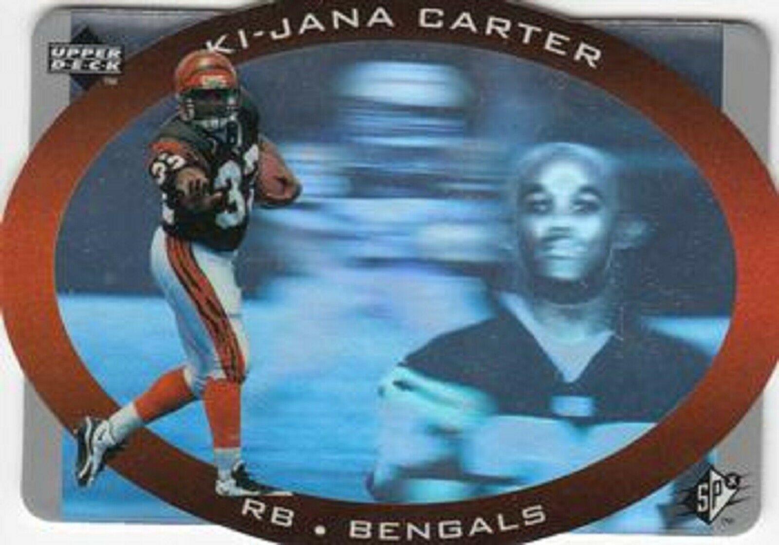 Ki Jana Carter #7 Football Cards 1996 Spx
