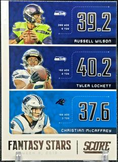 Christian McCaffrey / Russell Wilson / Tyler Lockett