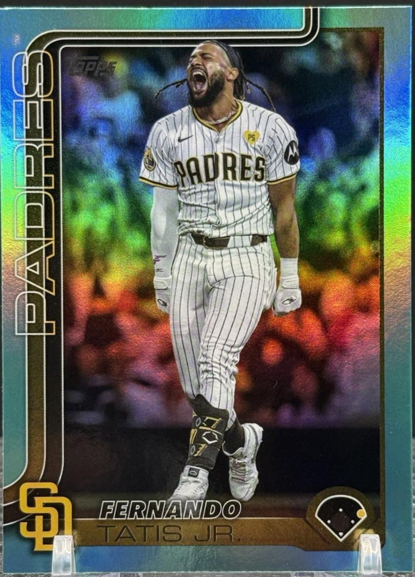 Fernando Tatis Jr. [Aqua Rainbow Foil] #600