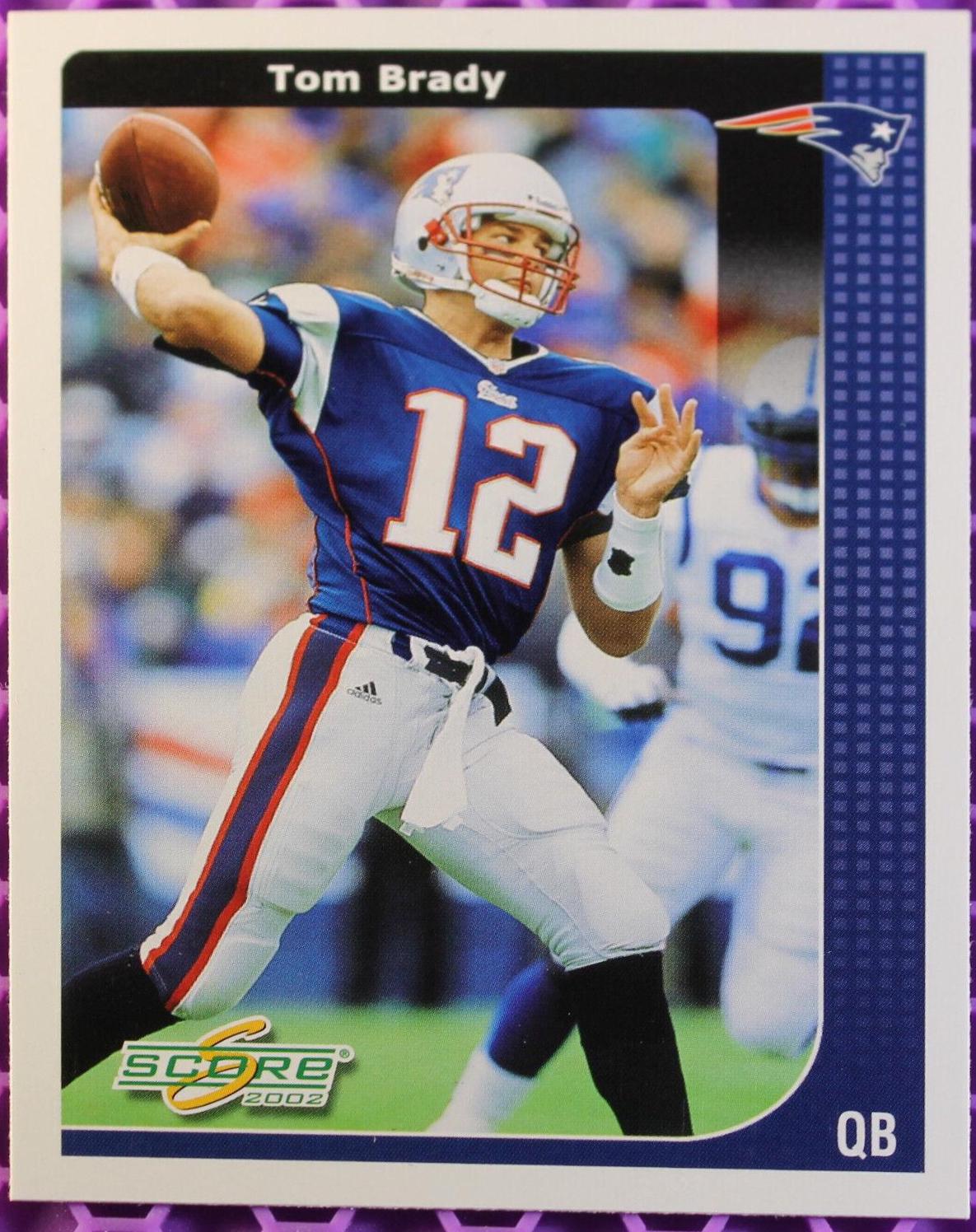 Tom Brady #137 2002 Panini Score Football