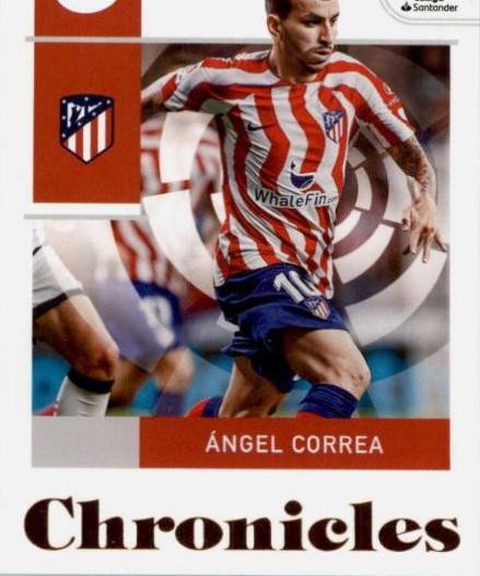 Angel Correa #2 Soccer Cards 2022 Panini Chronicles La Liga
