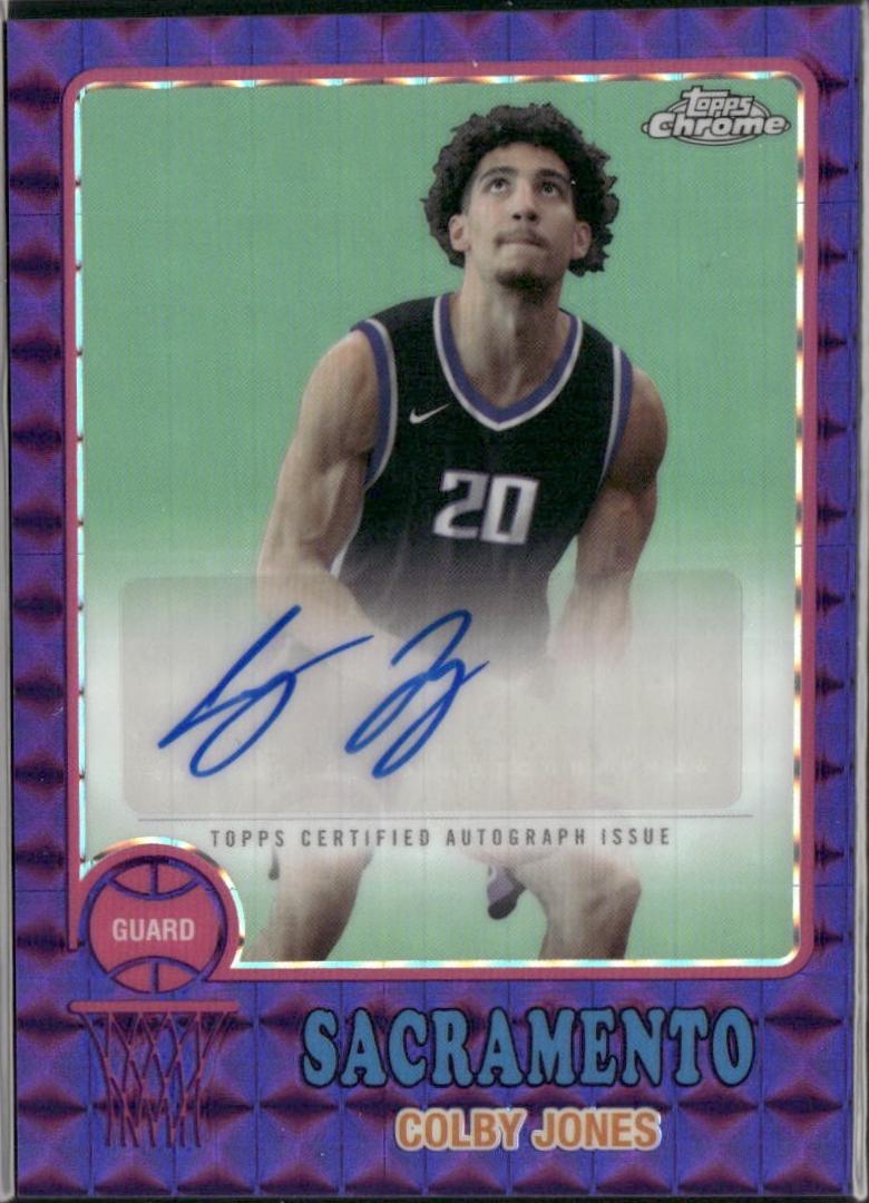 Colby Jones [Purple Geometric Refractor] #73TA-CJ