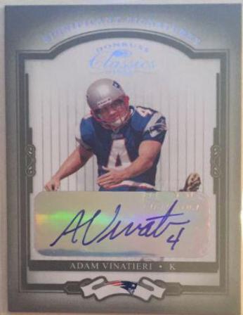 Adam Vinatieri #55 2004 Panini Donruss Classics Football