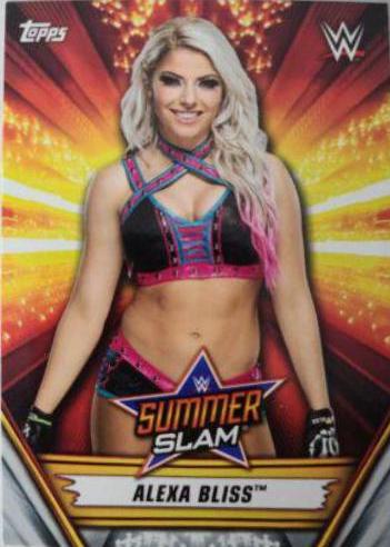 Alexa Bliss #18 Wrestling Cards 2019 Topps WWE SummerSlam