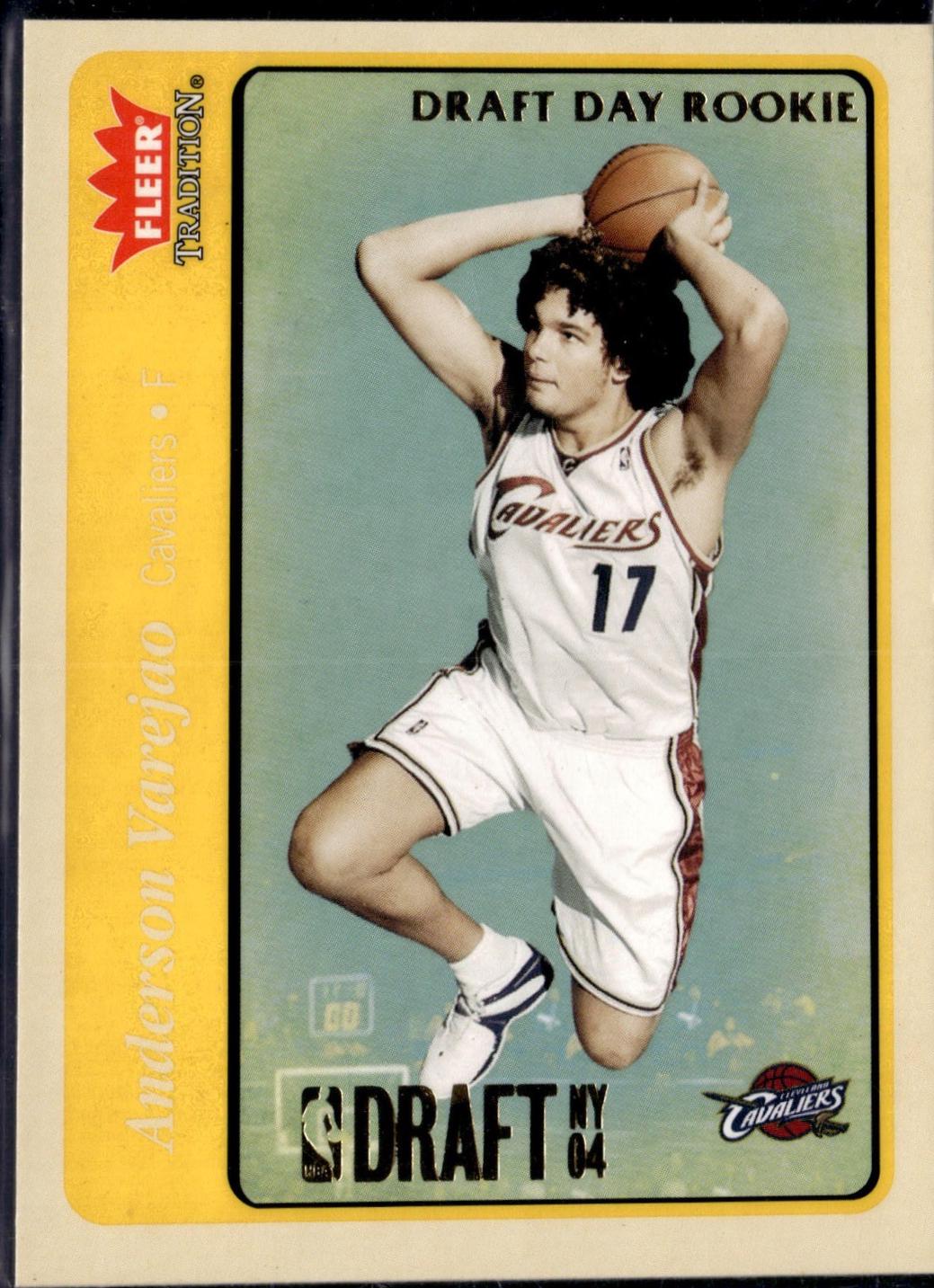 Anderson Varejao Draft Day Rookie #250 2004 Fleer Basketball