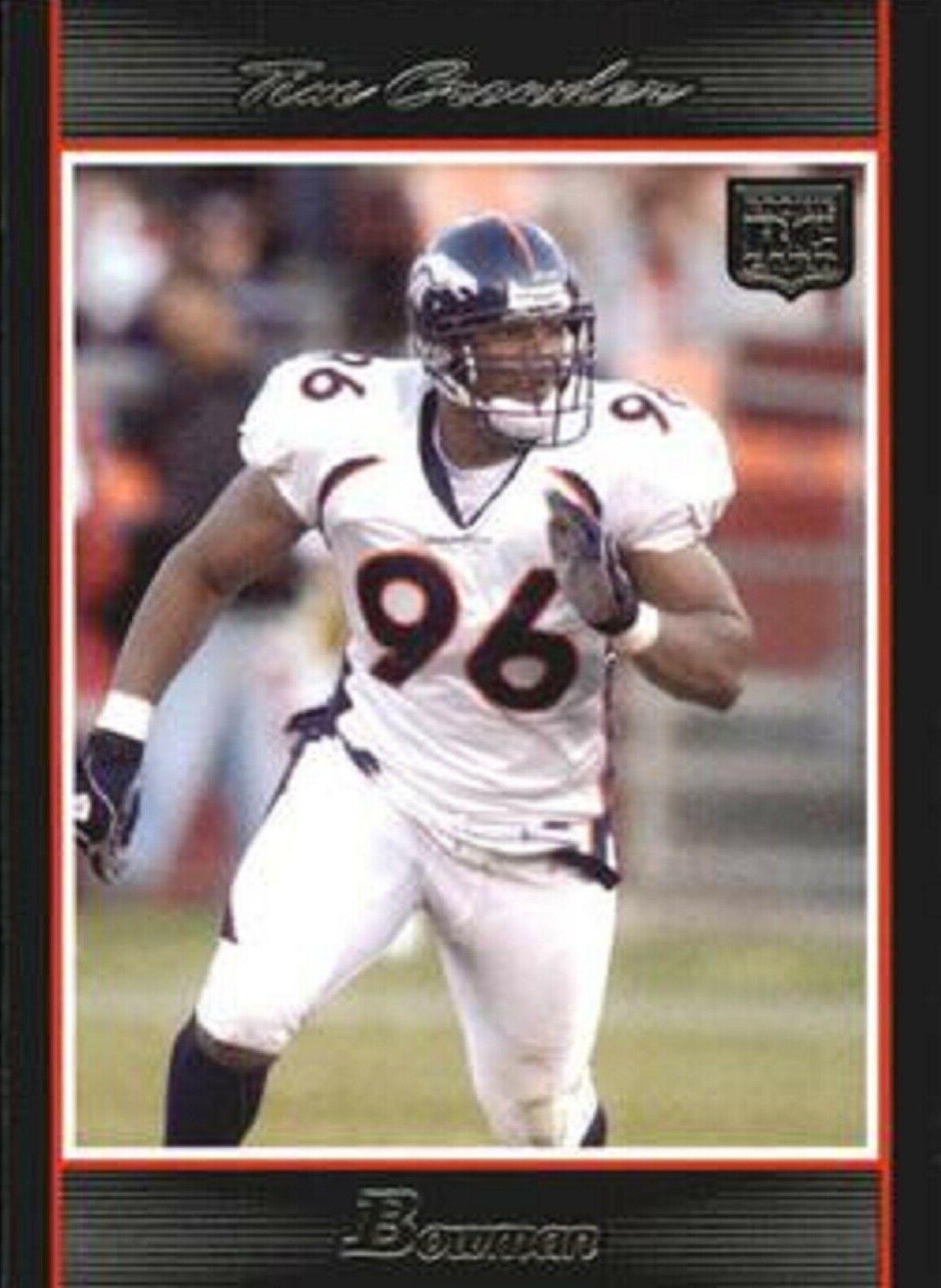 Tim Crowder #186 2007 Bowman Football