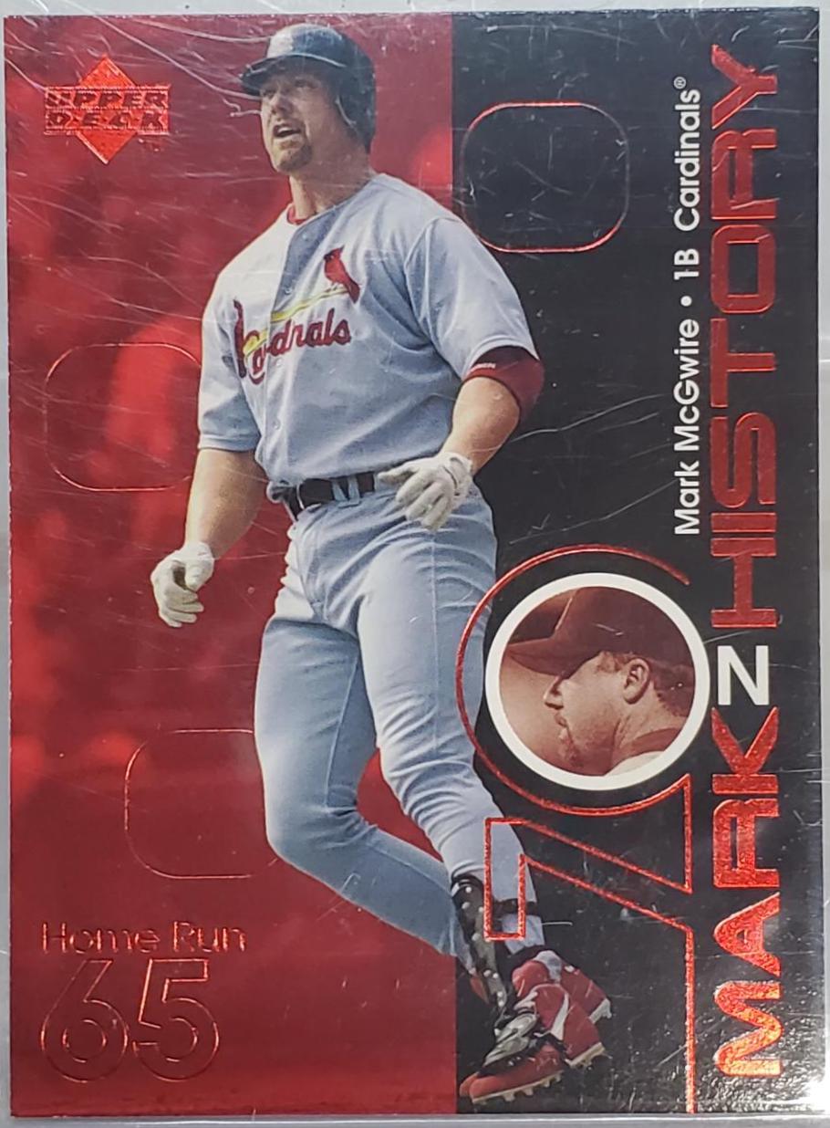 Mark McGwire #M20 Baseball Cards 1999 Upper Deck Challengers for 70 Mark on History