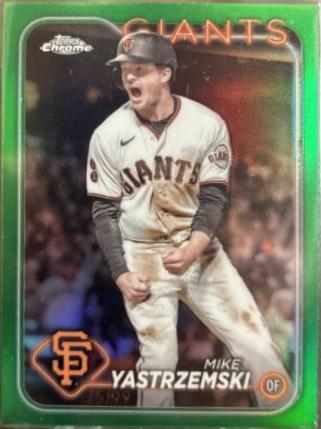 Mike Yastrzemski [Green Refractor] #87