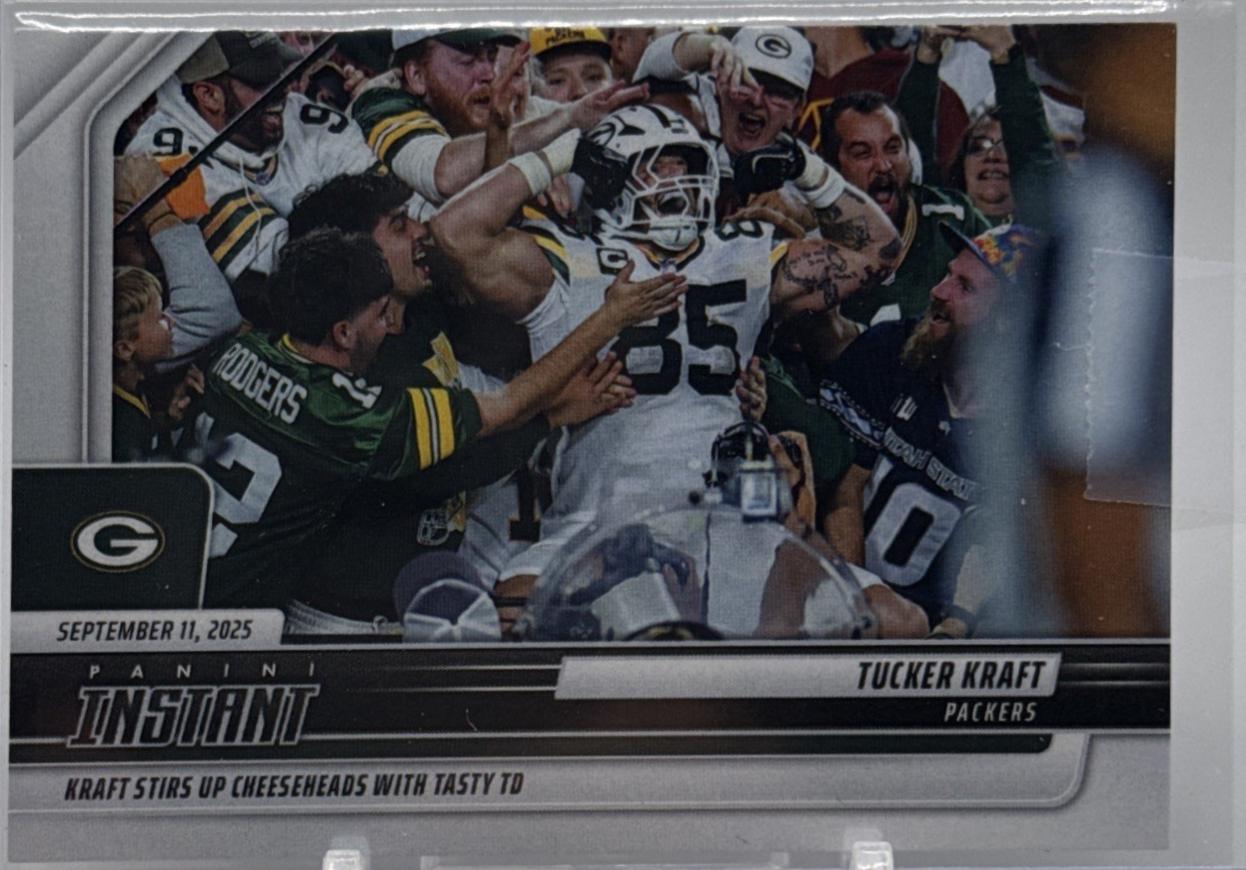 Tucker Kraft #68 2025 Panini Instant Football