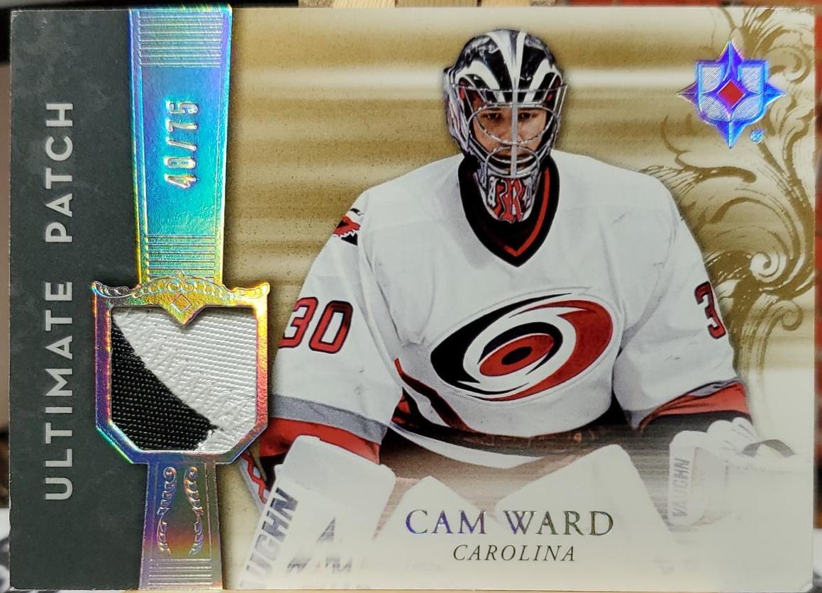 Cam Ward #UJ-CW Hockey Cards 2006 Ultimate Collection Premium Swatches
