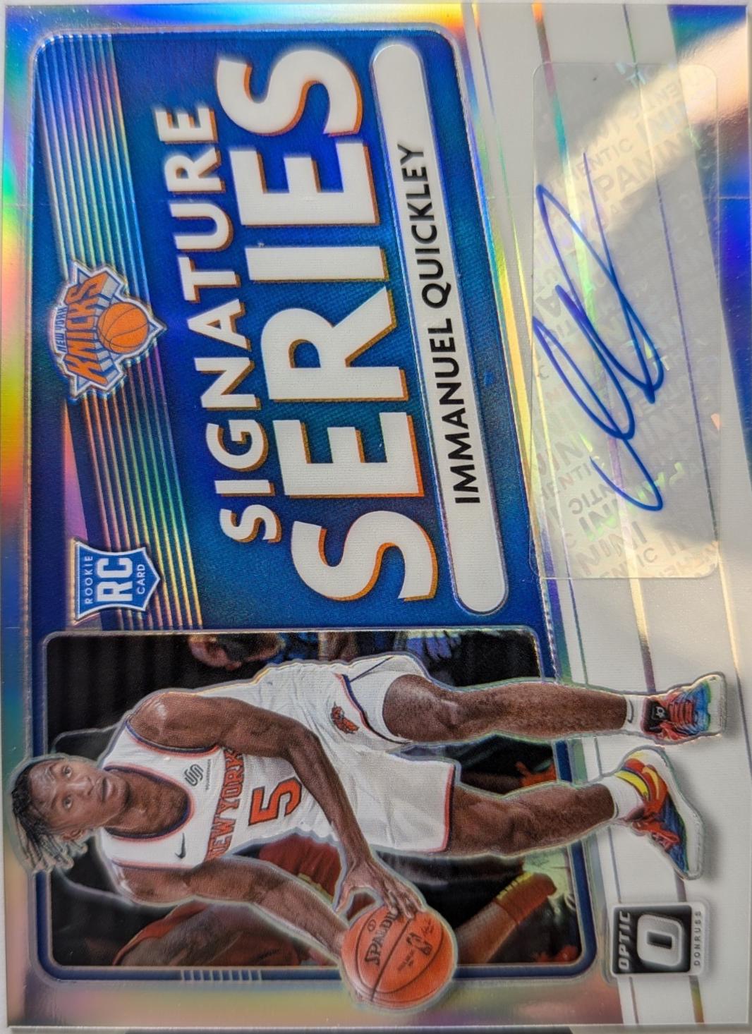 Immanuel Quickley #SS-IMQ Basketball Cards 2020 Panini Donruss Optic Signature Series