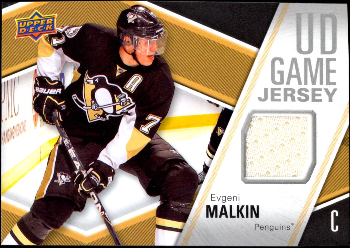 Evgeni Malkin #GJ-EM 2011-12 Upper Deck Hockey UD Game Jersey