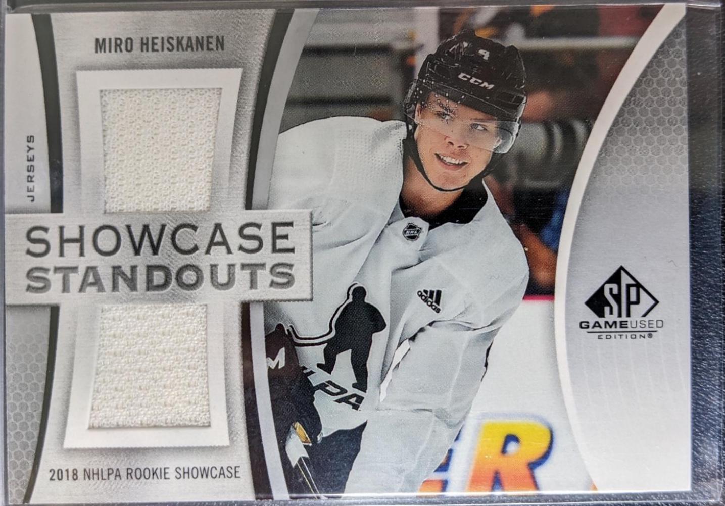 Miro Heiskanen #SS-MH Hockey Cards 2019 SP Game Used Showcase Standouts