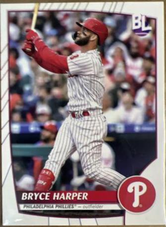 Bryce Harper #3 Baseball Cards 2023 Topps Big League