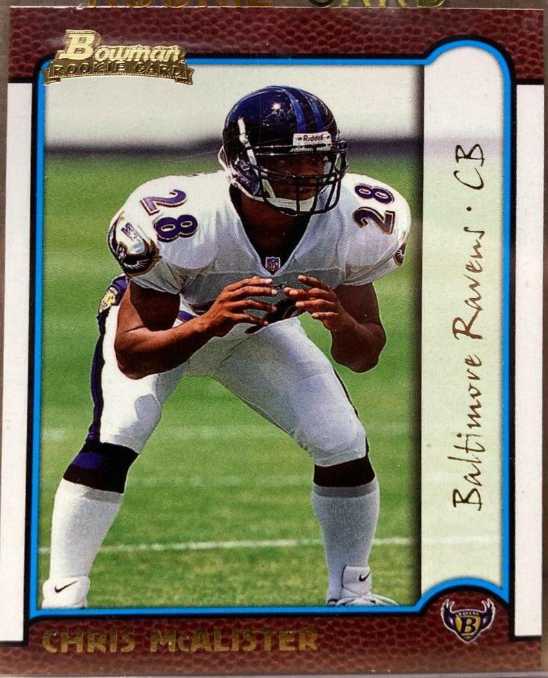Chris McAlister #152 Football Cards 1999 Bowman