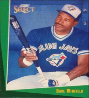 Dave Winfield #32 Baseball Cards 1993 Score Select