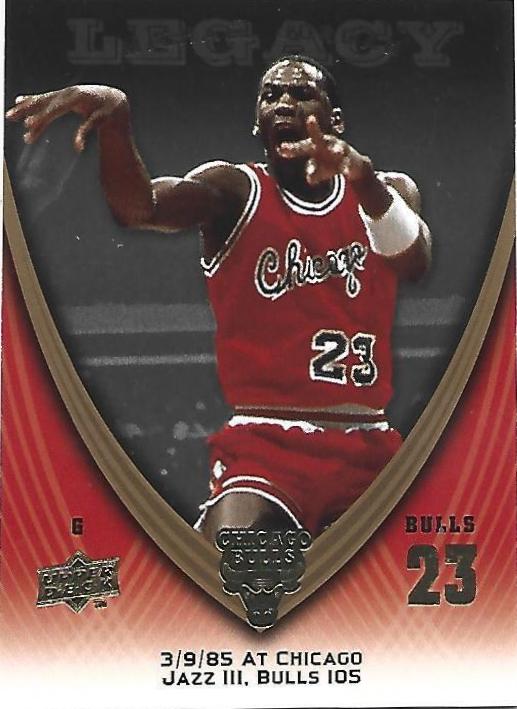 Michael Jordan #63 Basketball Cards 2008 Upper Deck Jordan Legacy