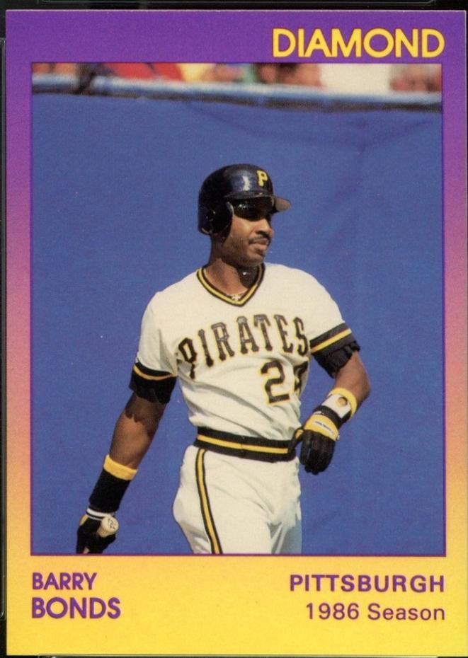 Barry Bonds #17 1991 Star Diamond Series Baseball