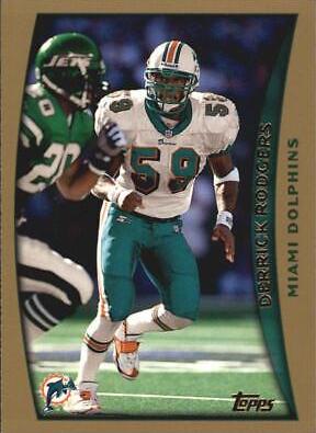 Derrick Rodgers #2 Football Cards 1998 Topps