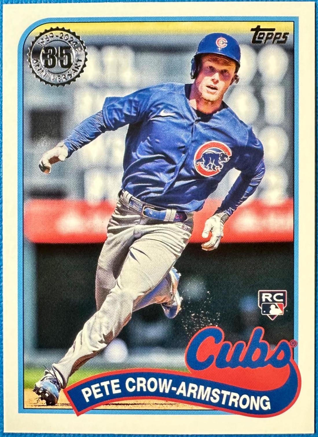 Pete Crow-Armstrong #89B2-5 Baseball Cards 2024 Topps 1989