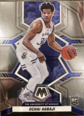 Ochai Agbaji #12 Basketball Cards 2022 Panini Chronicles Draft Picks Mosaic