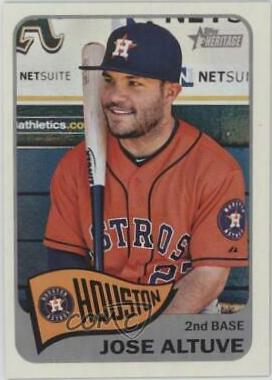 Jose Altuve #28 Baseball Cards 2014 Topps Heritage