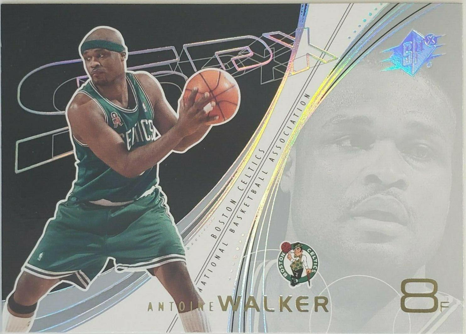Antoine Walker #5 Basketball Cards 2002 Spx