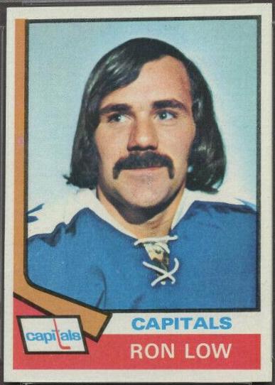 Ron Low #39 Hockey Cards 1974 Topps