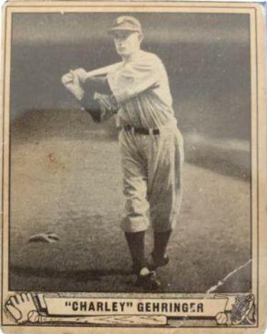 Charley Gehringer #41 Baseball Cards 1940 Play Ball