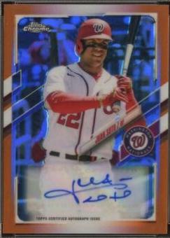Juan Soto #CUSA-JS Baseball Cards 2021 Topps Chrome Update Autographs