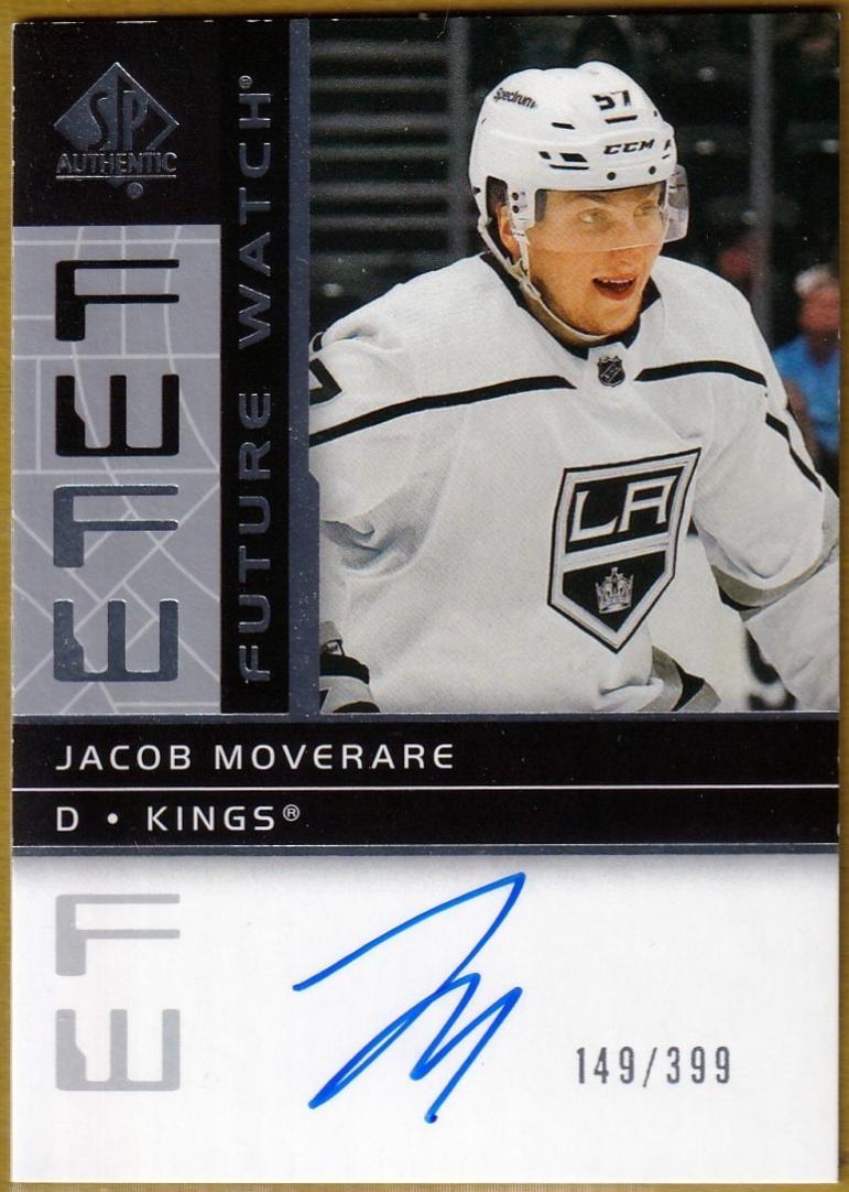 Jacob Moverare #RFWA-MO 2022 Sp Authentic 2012 13 Retro Future Watch Autographs Hockey