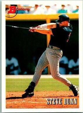 Steve Dunn #17 Baseball Cards 1993 Bowman