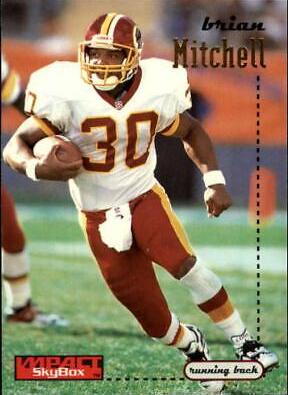 Brian Mitchell #146 Football Cards 1996 Skybox Impact