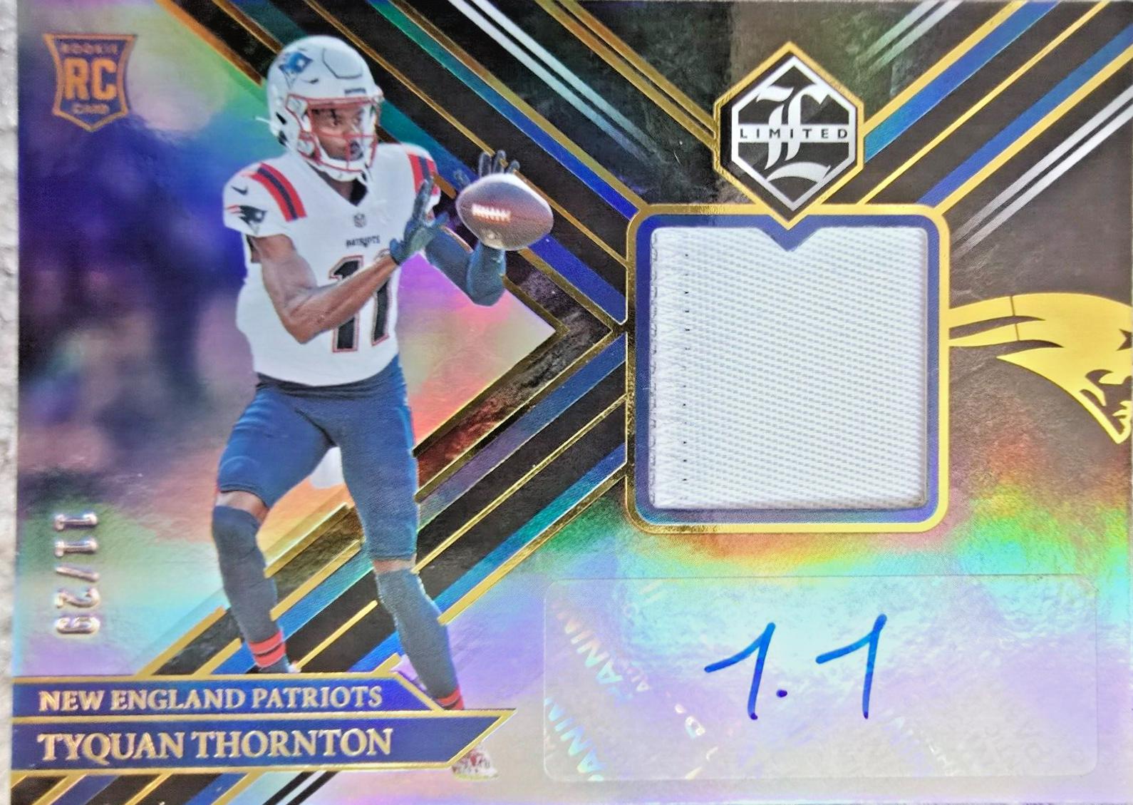 Tyquan Thornton [Patch Autograph Holographic] #123