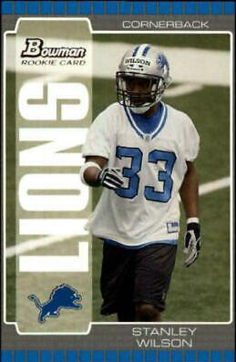 Stanley Wilson #184 Football Cards 2005 Bowman