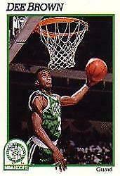 Dee Brown #10 Basketball Cards 1991 Hoops