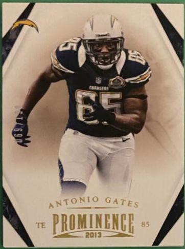 Antonio Gates #83 Football Cards 2013 Panini Prominence