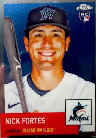 Nick Fortes #144 Baseball Cards 2022 Topps Chrome Platinum Anniversary