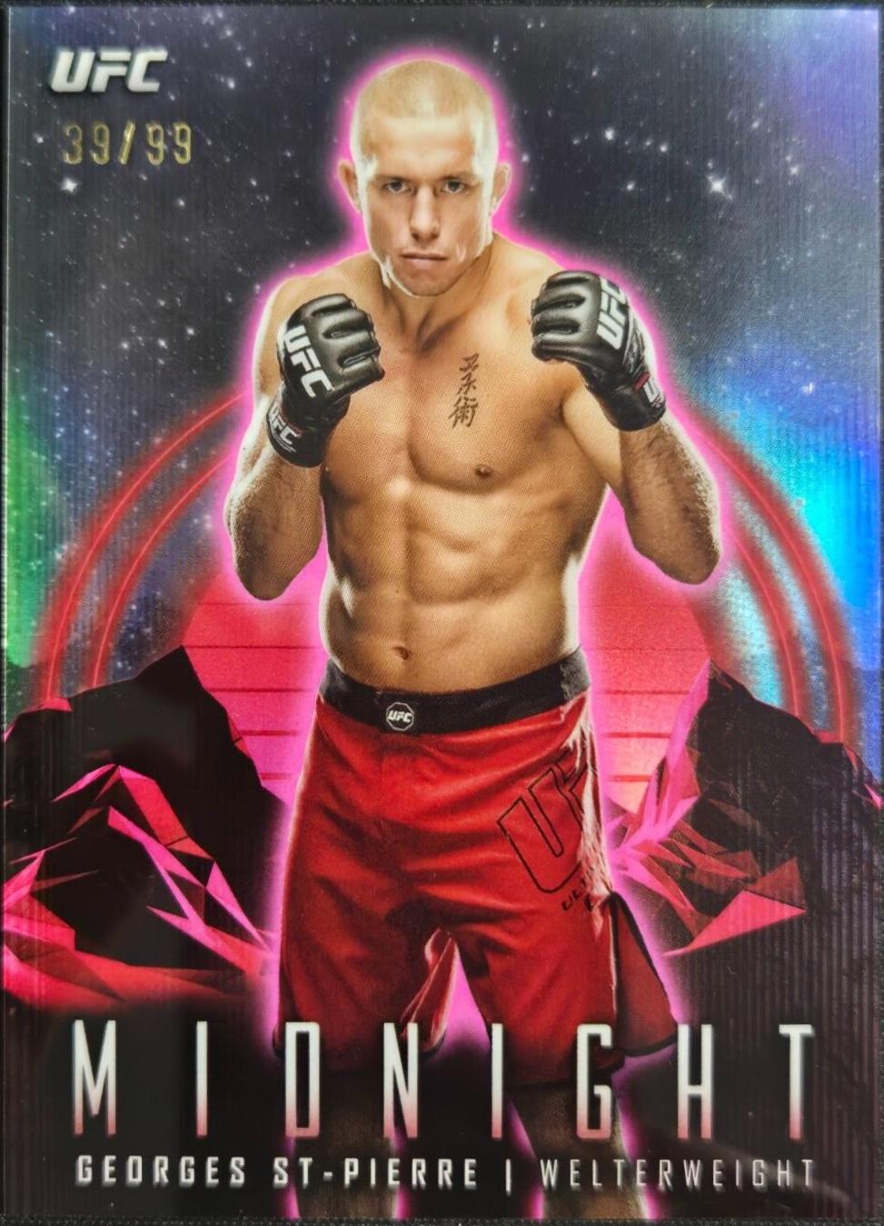 Georges St-Pierre #TT-5 Ufc Cards 2024 Topps Midnight UFC Twilight