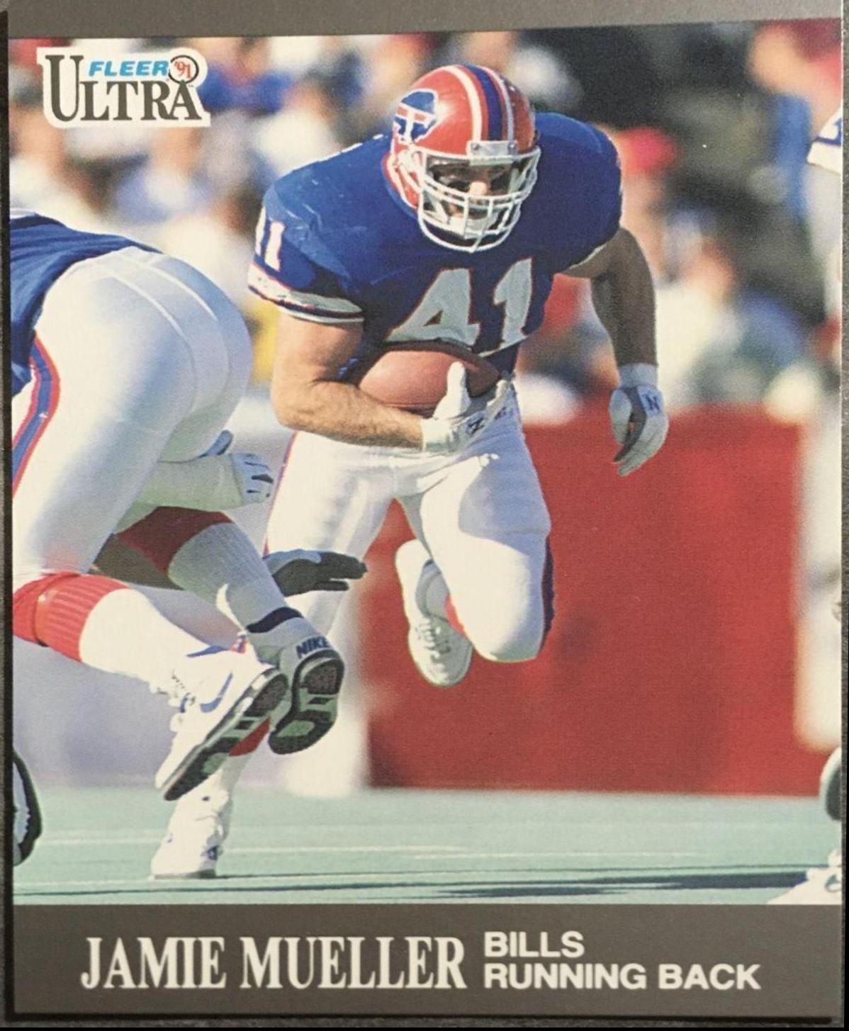 Jamie Mueller #4 Football Cards 1991 Ultra