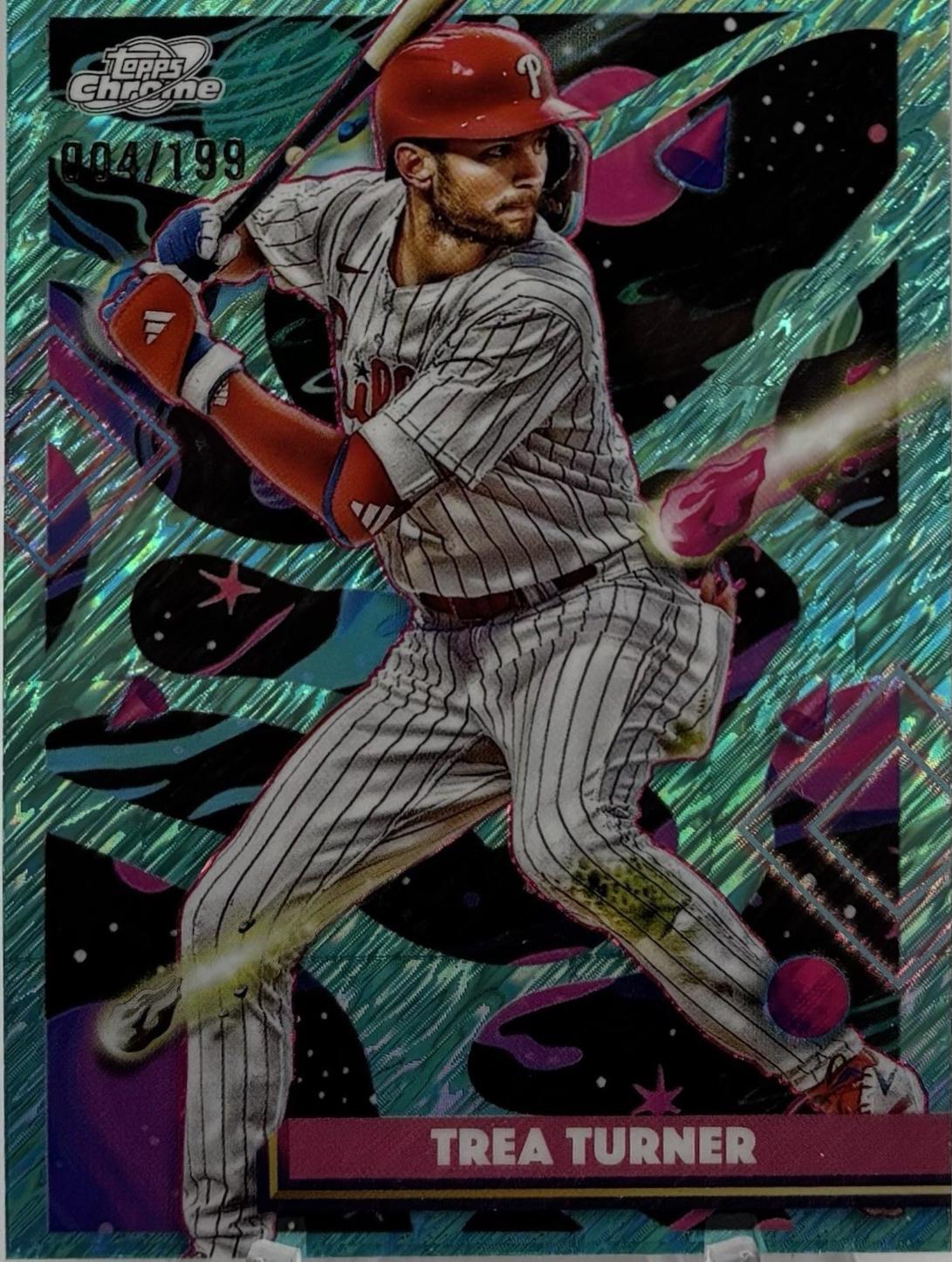 Trea Turner [Aqua Equinox Refractor] #123