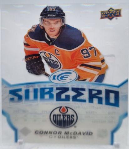 Connor McDavid #SZ-12 Hockey Cards 2018 Upper Deck Ice Sub Zero