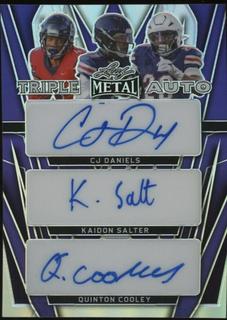 CJ Daniels / Kaidon Salter / Quinton Cooley